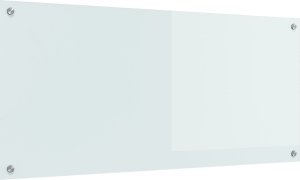 vidaXL Płyta szklana do kuchni Biała Szkło 110 x 50 cm Trwała 2
