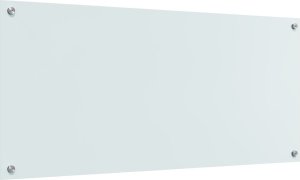 vidaXL Płyta szklana do kuchni Biała Szkło 110 x 50 cm Trwała 4