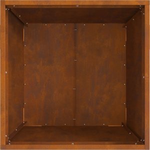 Palenisko ogrodowe vidaXL Ognisko z stali nierdzewnej/Brązowe Trwałe 50 x 50 x 38 cm 5