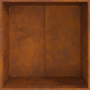 Palenisko ogrodowe vidaXL Stal corten 80 x 80 x 43 cm Trwałe Rustykalne ognisko 6