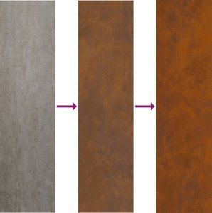 Palenisko ogrodowe vidaXL Stal corten 80 x 80 x 43 cm Trwałe Rustykalne ognisko 10