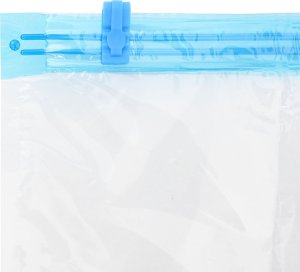 vidaXL Torba Vacuum Podróżna Przezroczysta, Niebieska Plastik 100 x 80 cm 4