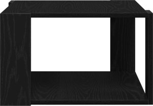 vidaXL Stolik kawowy Czarny dąb Drewno inżynieryjne 85 x 55 x 31 cm 7