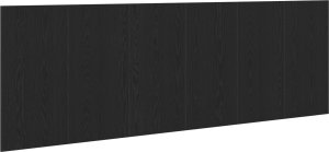 vidaXL Wezgłowie Wall Czarny dąb Drewno inżynieryjne 240 x 1.5 x 80 cm 2
