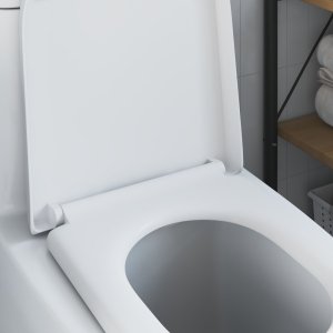 vidaXL vidaXL Biały Plastikowy Standardowy Prosty Deska toaletowa Inny 4