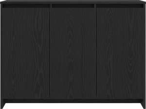 vidaXL Boksz Czarny dąb Średni Przechowywanie 7