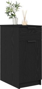 vidaXL Szafka biurkowa Czarny dąb Średnia 2