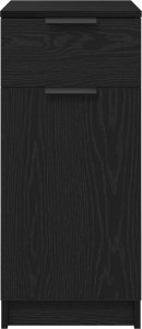 vidaXL Szafka biurkowa Czarny dąb Średnia 7