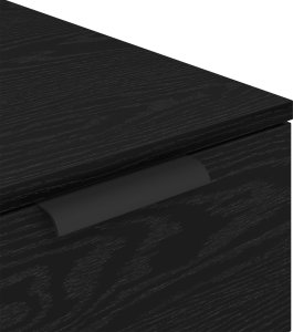 vidaXL Szafka biurkowa Czarny dąb Średnia 9