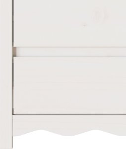 vidaXL Biała Komoda Drewno inżynieryjne Duża Z szufladami Prostokątna 10