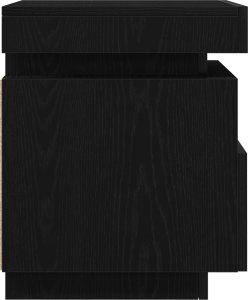 vidaXL Stolik nocny Zestaw 2 Czarny dąb 9