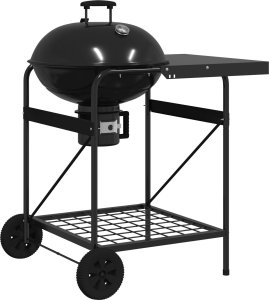 vidaXL Czarny Stal Standardowy Przenośny Grill na świeżym powietrzu 2