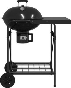 vidaXL Czarny Stal Standardowy Przenośny Grill na świeżym powietrzu 6