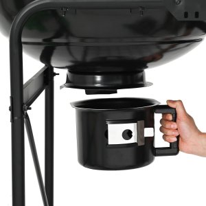 vidaXL Czarny Stal Standardowy Przenośny Grill na świeżym powietrzu 9