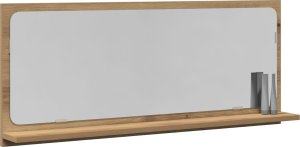 Lustro łazienkowe vidaXL Dąb artystyczny Drewno 90 x 10.5 x 37 cm Lustro 2