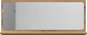 Lustro łazienkowe vidaXL Dąb artystyczny Drewno 90 x 10.5 x 37 cm Lustro 6