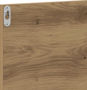 Lustro łazienkowe vidaXL Dąb artystyczny Drewno 90 x 10.5 x 37 cm Lustro 9