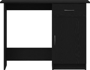 vidaXL Biurko Czarny dąb Drewno inżynieryjne 100x50x76 cm Trwałe 7
