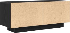 vidaXL szafka RTV czarny dąb płyta wiórowa 100 x 35 x 40 cm 6