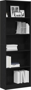 vidaXL Półka Czarny dąb Drewno inżynieryjne 60 x 24 x 176 cm 2