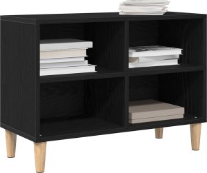 vidaXL Stojak TV Czarny dąb Średni 2