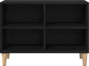 vidaXL Stojak TV Czarny dąb Średni 6