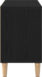 vidaXL Stojak TV Czarny dąb Średni 7