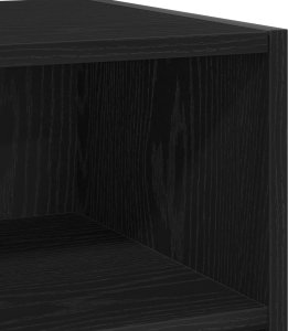 vidaXL Szafka Czarny Dąb Drewno, Metal Średni Szafka z czarnego dębu 8