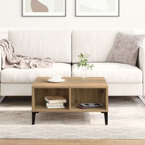 vidaXL Stolik kawowy Dąb rzemieślniczy Drewno inżynieryjne Średni 4