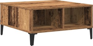 vidaXL Stolik kawowy Stare drewno Drewno Średni Przechowywanie 7