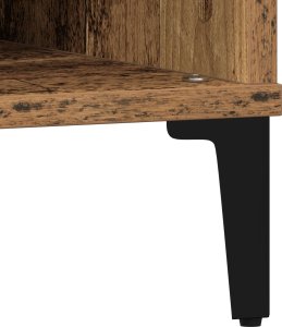 vidaXL Stolik kawowy Stare drewno Drewno Średni Przechowywanie 9