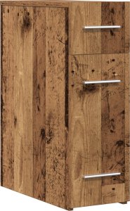 vidaXL Szafka apteczna Stare drewno 3