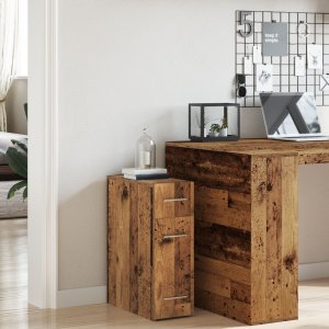 vidaXL Szafka apteczna Stare drewno 4