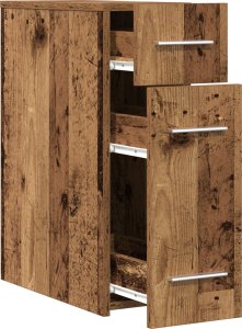 vidaXL Szafka apteczna Stare drewno 5