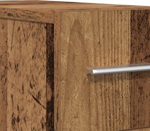 vidaXL Szafka apteczna Stare drewno 9