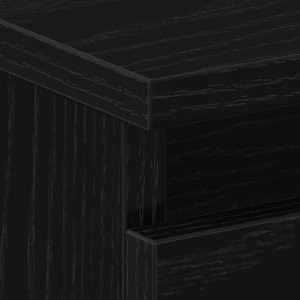 vidaXL Stolik nocny Zestaw 2 Czarne dębowe Drewno inżynieryjne 10