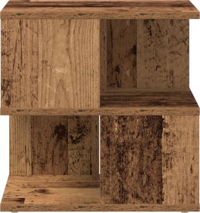 vidaXL Stolik boczny Stare drewno Drewno 40x40x40 cm Przechowywanie 6