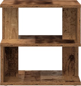 vidaXL Stolik boczny Stare drewno Drewno 40x40x40 cm Przechowywanie 7