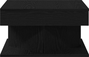 vidaXL Stolik kawowy Czarny dąb Drewno 57 x 57 x 30 cm Stolik kawowy 7