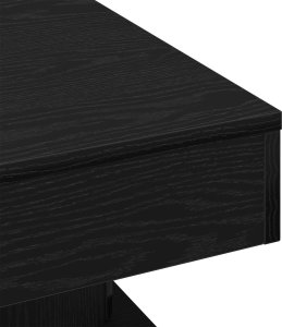 vidaXL Stolik kawowy Czarny dąb Drewno 57 x 57 x 30 cm Stolik kawowy 8