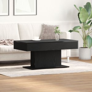 Stolik kawowy vidaXL Czarny dąb Drewno 96,1 x 50 x 44,8 cm Wytrzymały 1
