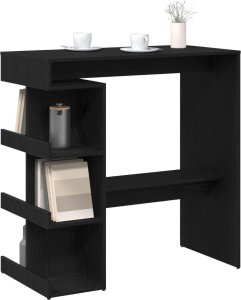 vidaXL Stół Barowy Czarny dąb Drewno Średni Trwały Stół barowy 2