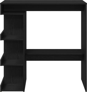 vidaXL Stół Barowy Czarny dąb Drewno Średni Trwały Stół barowy 6