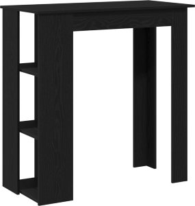 vidaXL Stół Barowy Czarny Dąb Drewno Średni Stół Barowy Prostokątny 3