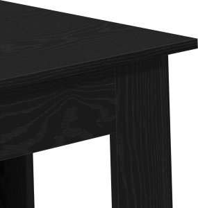 vidaXL Stół Barowy Czarny Dąb Drewno Średni Stół Barowy Prostokątny 8