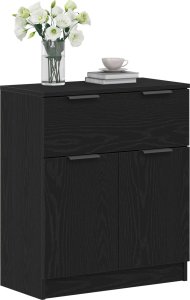 vidaXL Sideboard Czarny Dąb Średni 2