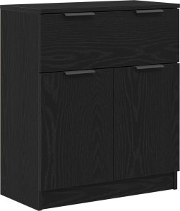 vidaXL Sideboard Czarny Dąb Średni 3