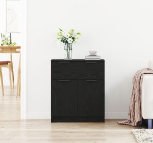 vidaXL Sideboard Czarny Dąb Średni 4