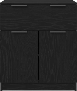 vidaXL Sideboard Czarny Dąb Średni 7