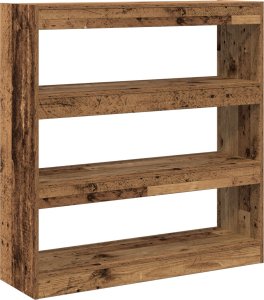 vidaXL Szafka książkowa Stare drewno 100x30x103.2 3